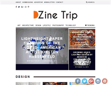 Tablet Screenshot of dzinetrip.com